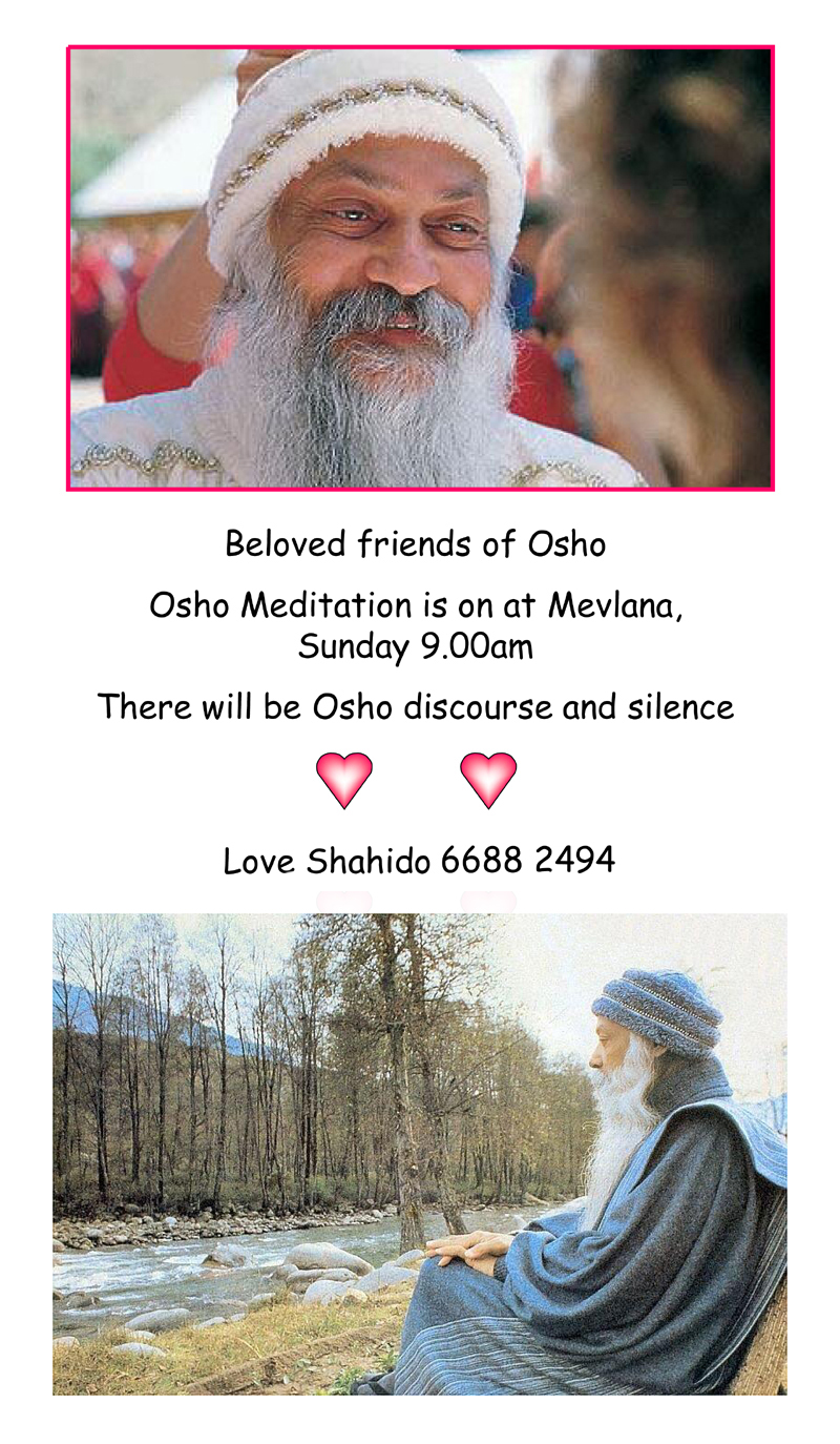 Osho Meditation Mevlana Hall